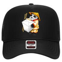 Panda Takeout High Crown Mesh Back Trucker Hat