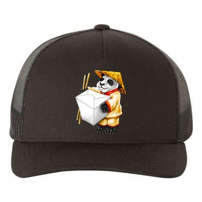 Panda Takeout Yupoong Adult 5-Panel Trucker Hat