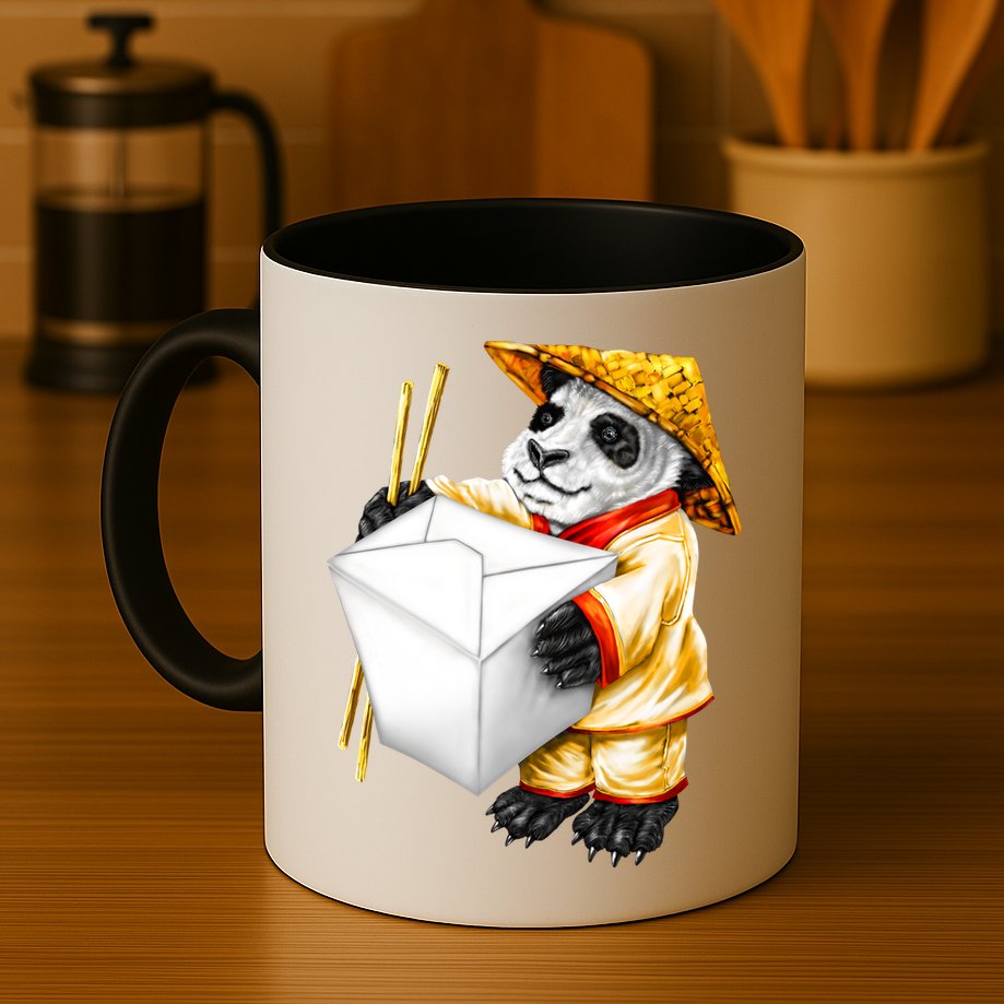 Panda Takeout Mug