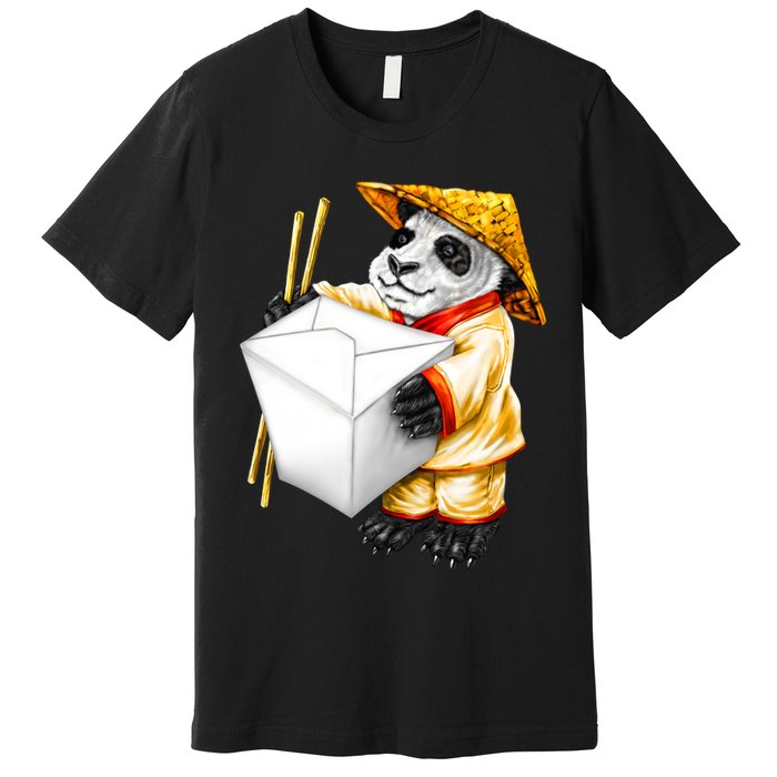 Panda Takeout Premium T-Shirt