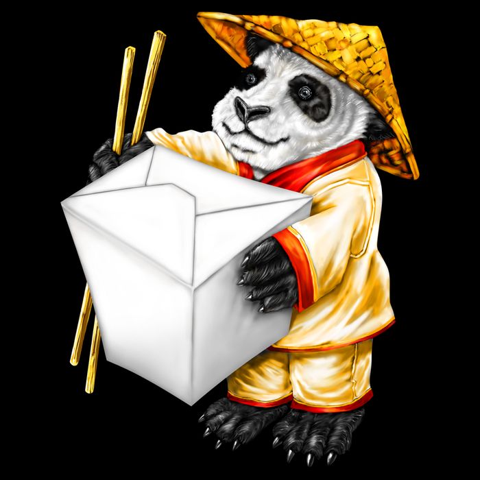 Panda Takeout Premium T-Shirt