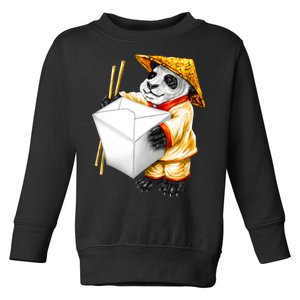 Panda Takeout Toddler Sweatshirt