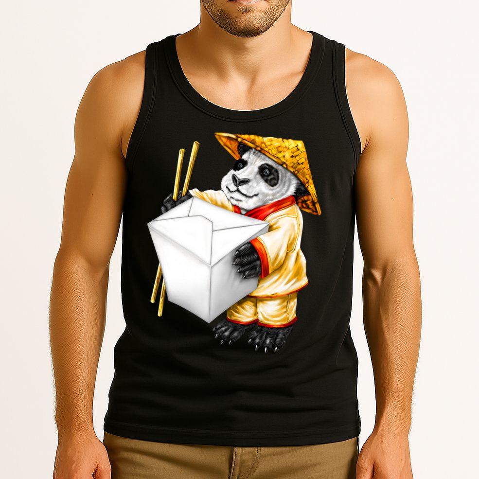 Panda Takeout Tank Top