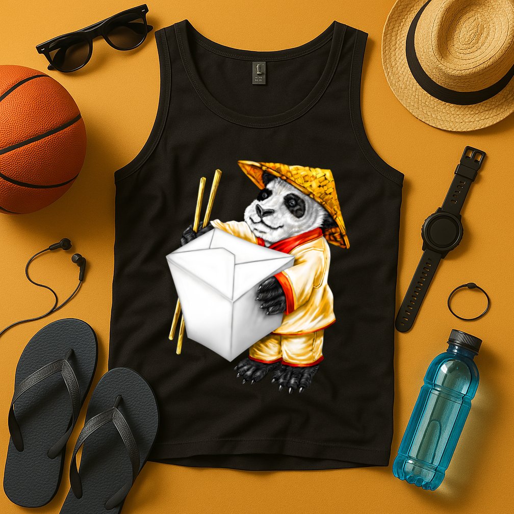 Panda Takeout Tank Top