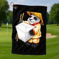 Panda Takeout Golf Towel