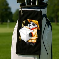 Panda Takeout Golf Towel