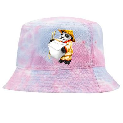 Panda Takeout Tie-Dyed Bucket Hat