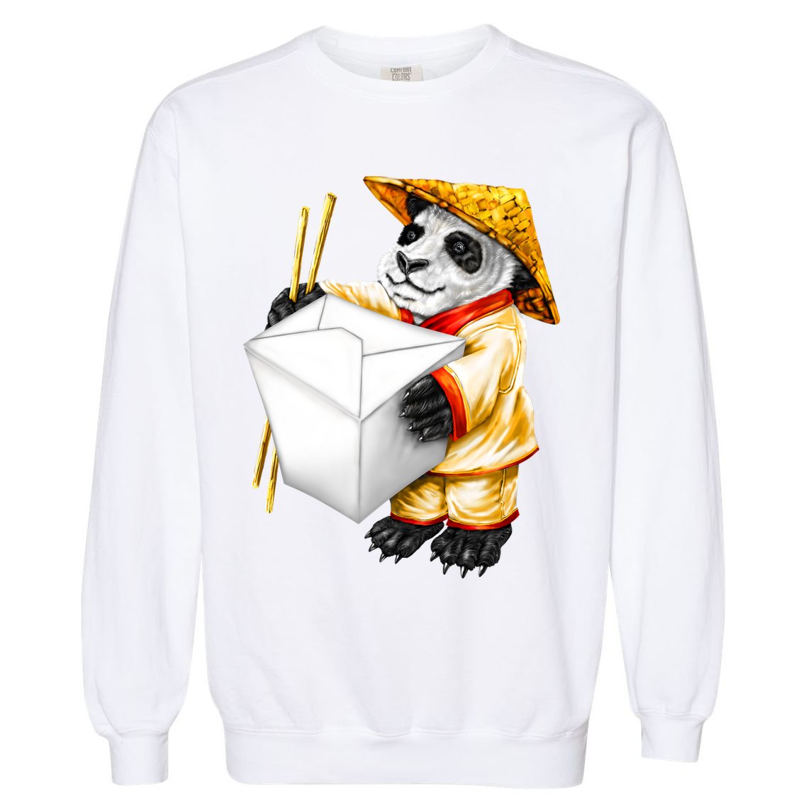Panda Takeout Garment-Dyed Sweatshirt