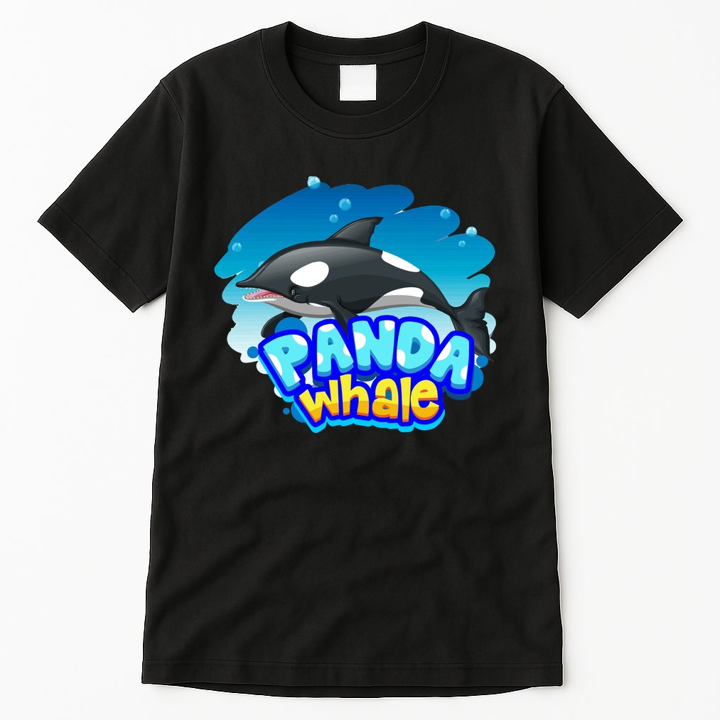 Panda Whale Tall T-Shirt