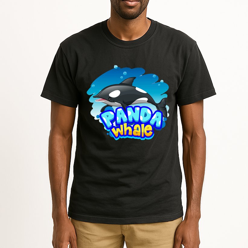 Panda Whale Tall T-Shirt