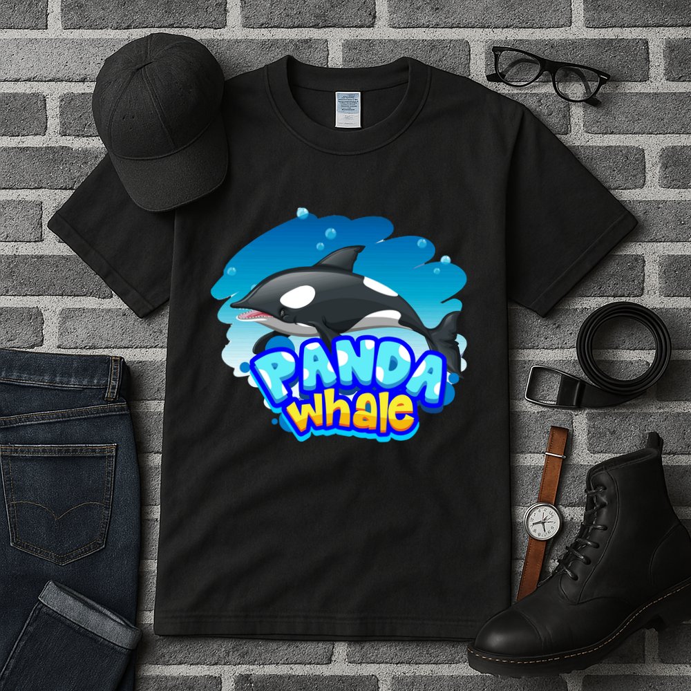 Panda Whale Tall T-Shirt