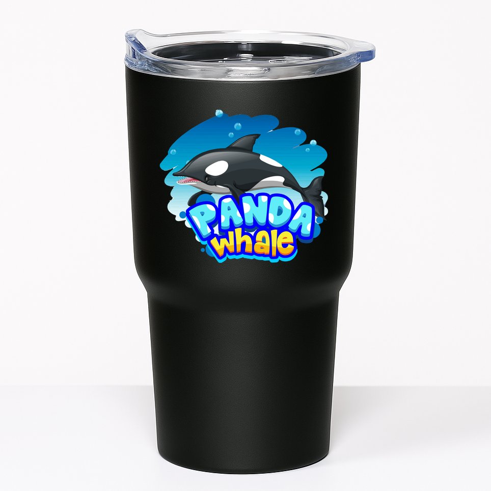 Panda Whale Tumbler
