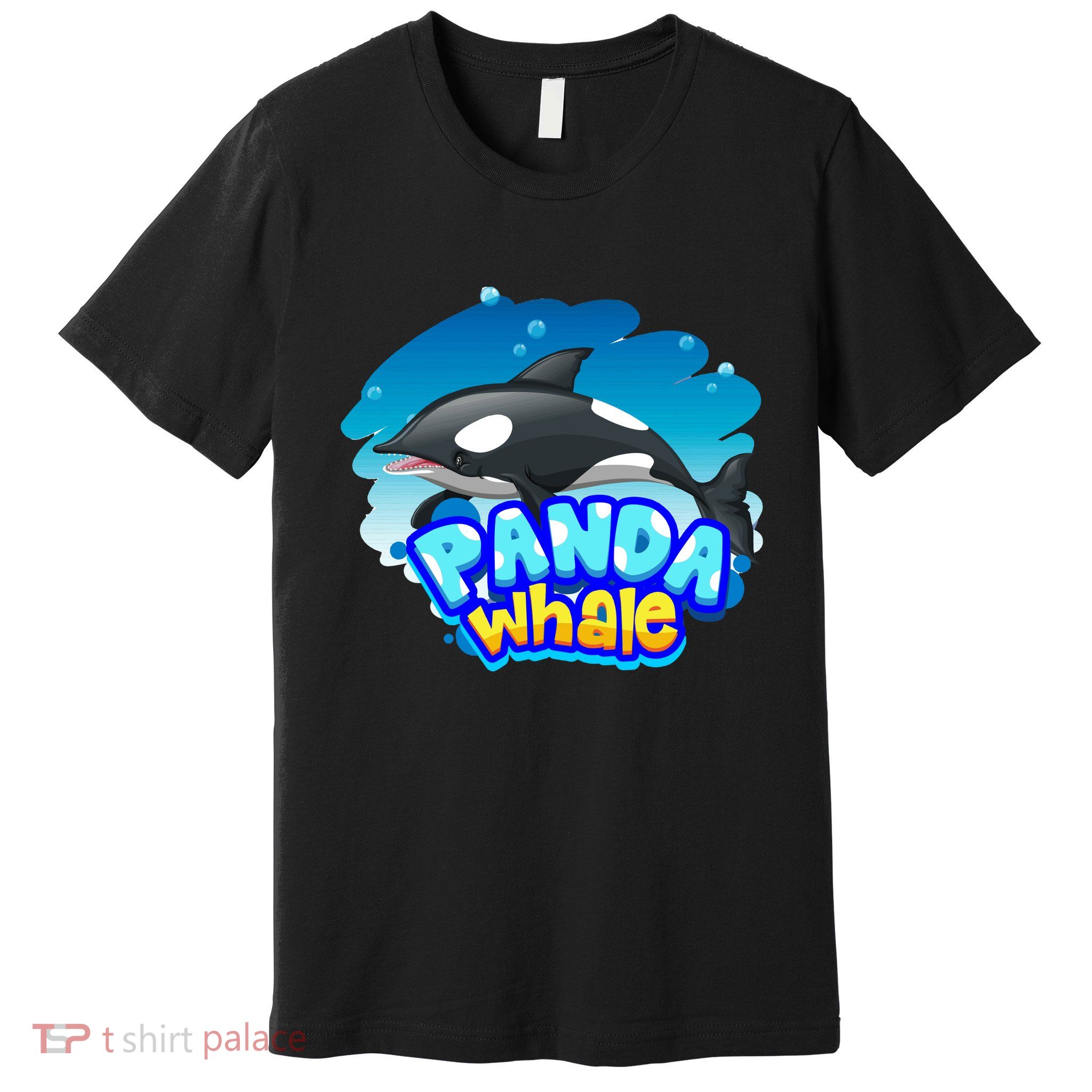 Panda Whale Premium T-Shirt