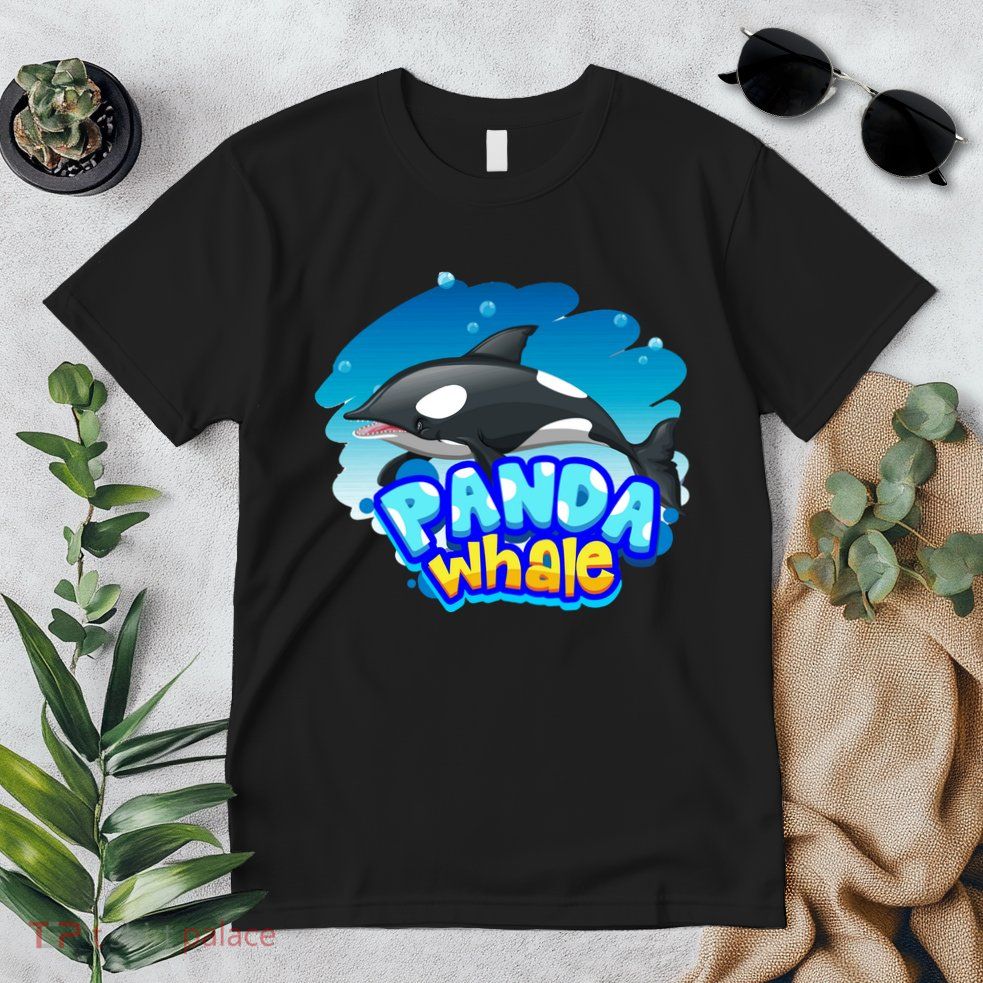 Panda Whale Premium T-Shirt