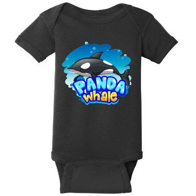 Panda Whale Baby Bodysuit