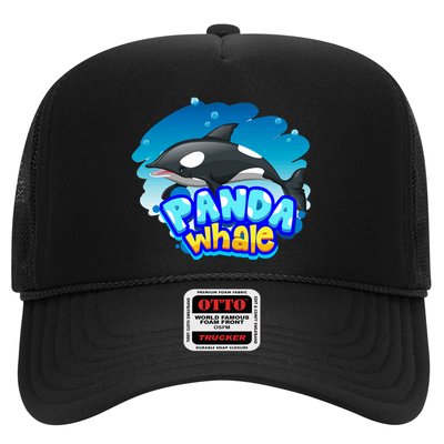 Panda Whale Trucker Hat