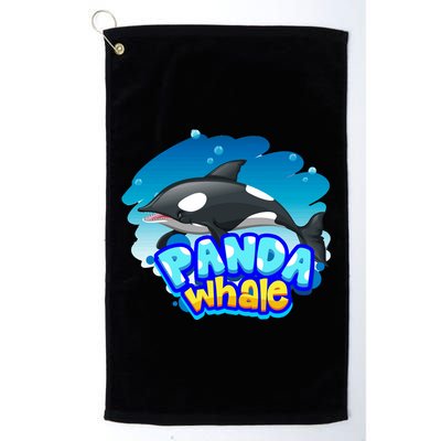 Panda Whale Golf Towel