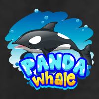 Panda Whale Golf Towel