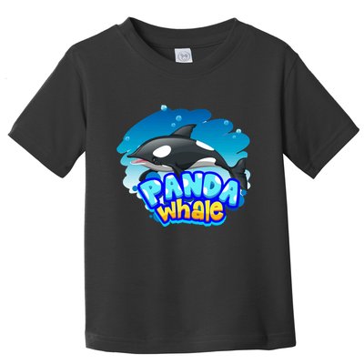 Panda Whale Toddler T-Shirt