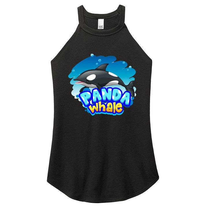 Panda Whale Women's Perfect Tri Rocker Tank