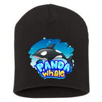 Panda Whale Short Acrylic Beanie