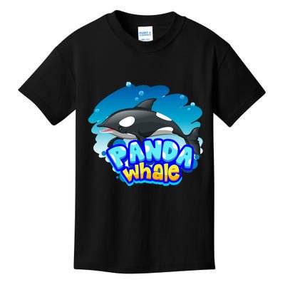 Panda Whale Kids T-Shirt