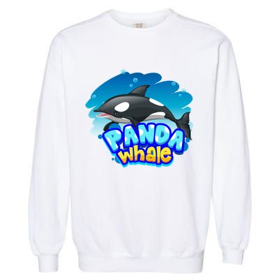 Panda Whale Garment-Dyed Sweatshirt