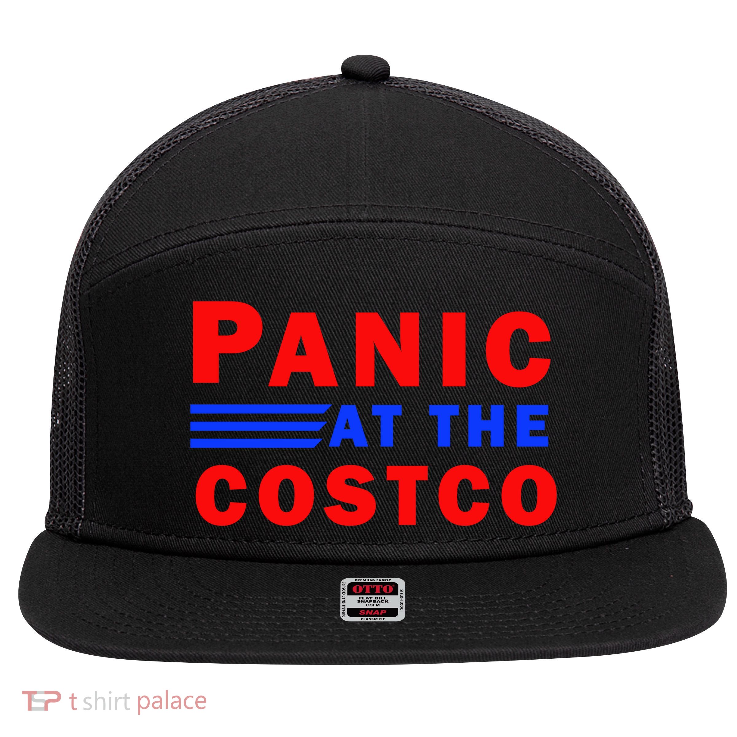 Panic At The Costco 7 Panel Mesh Trucker Snapback Hat
