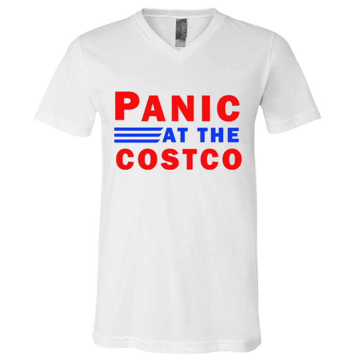 Panic At The Costco V-Neck T-Shirt