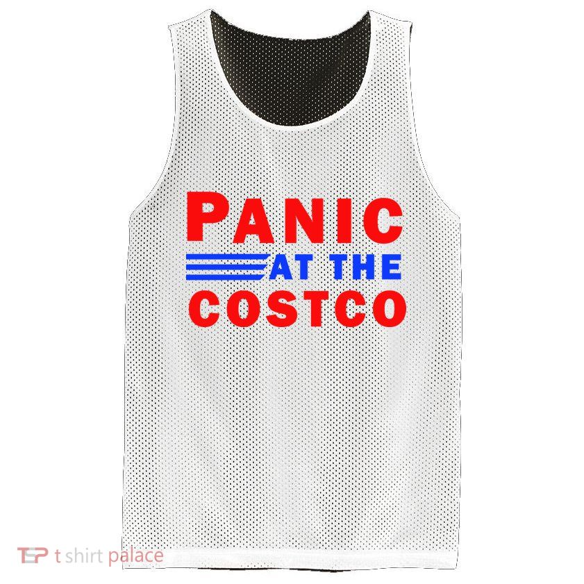 Panic At The Costco Mesh Reversible Basketball Jersey Tank