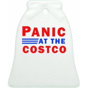 Panic At The Costco Ceramic Bell Ornament