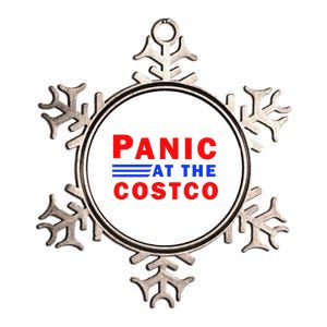 Panic At The Costco Metallic Star Ornament