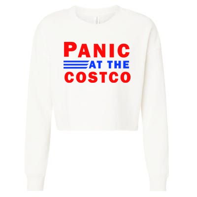Panic At The Costco Cropped Pullover Crew