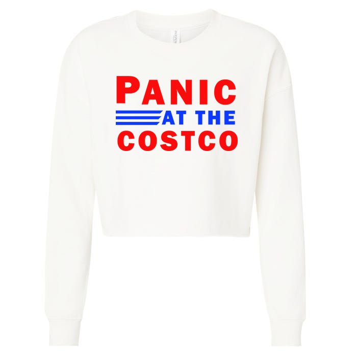 Panic At The Costco Cropped Pullover Crew