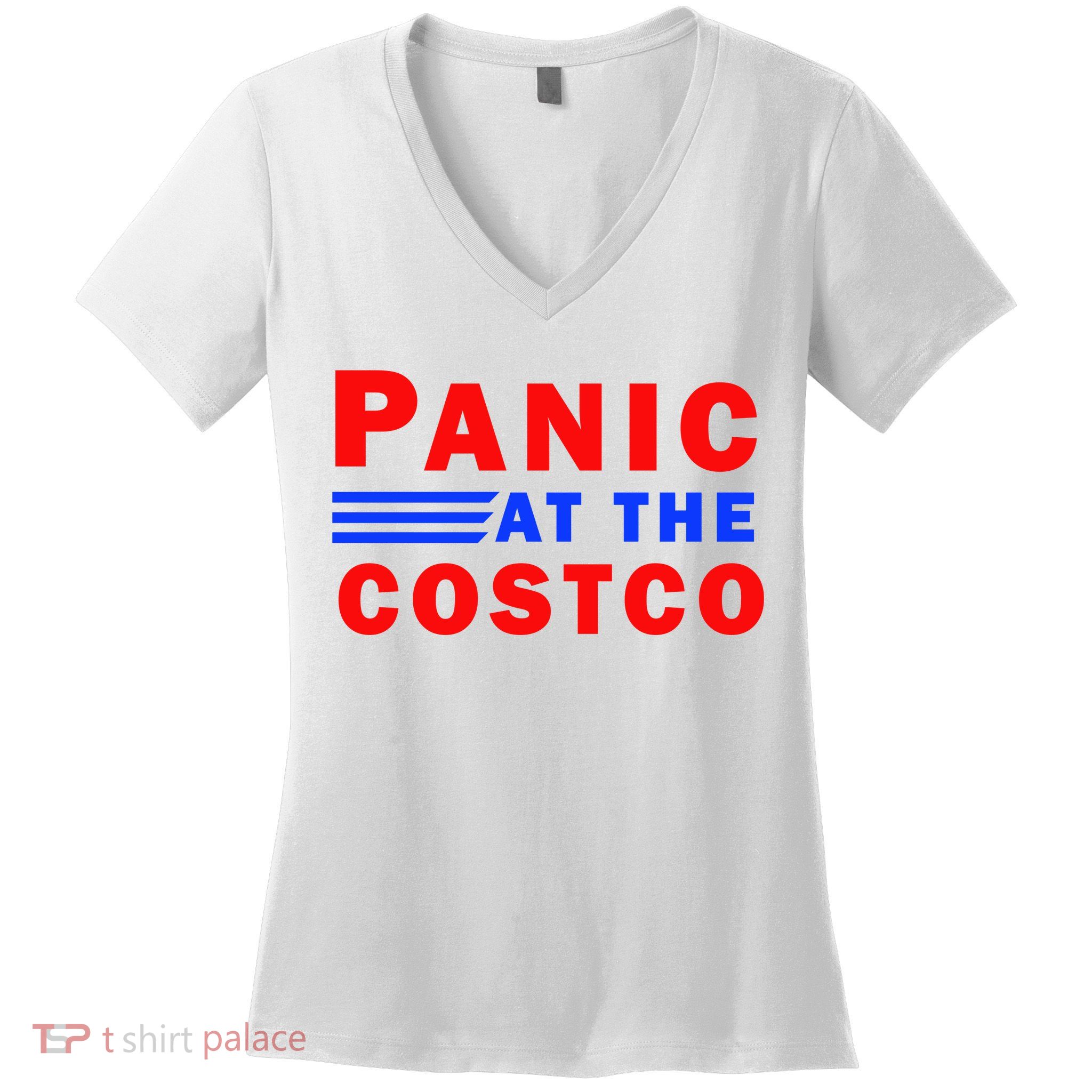 Panic At The Costco Women's V-Neck T-Shirt
