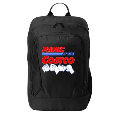 Panic At The Costco Toilet Paper Virus Pandemic City Backpack