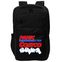 Panic At The Costco Toilet Paper Virus Pandemic Impact Tech Backpack