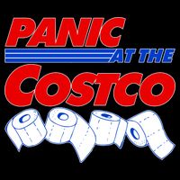Panic At The Costco Toilet Paper Virus Pandemic Impact Tech Backpack