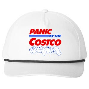 Panic At The Costco Toilet Paper Virus Pandemic Snapback Five-Panel Rope Hat