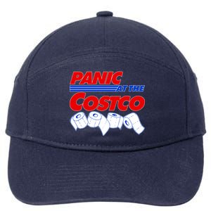 Panic At The Costco Toilet Paper Virus Pandemic 7-Panel Snapback Hat