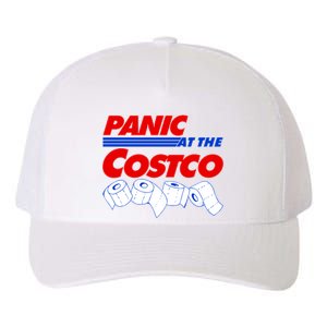 Panic At The Costco Toilet Paper Virus Pandemic Yupoong Adult 5-Panel Trucker Hat