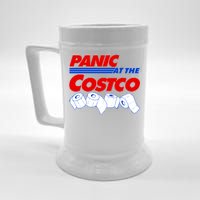 Panic At The Costco Toilet Paper Virus Pandemic Beer Stein