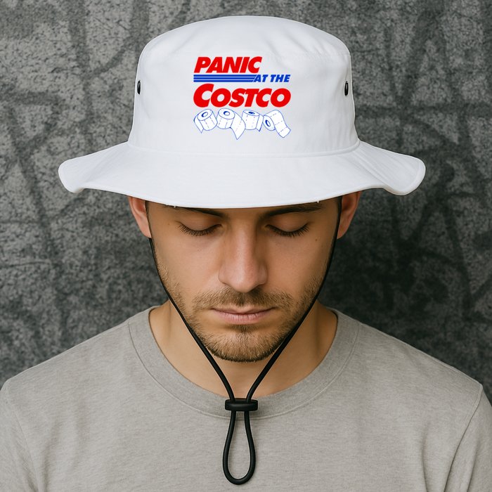 Panic At The Costco Toilet Paper Virus Pandemic Bucket Hat