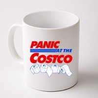 Panic At The Costco Toilet Paper Virus Pandemic Coffee Mug