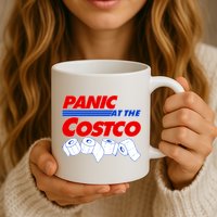 Panic At The Costco Toilet Paper Virus Pandemic Mug