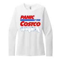 Panic At The Costco Toilet Paper Virus Pandemic Womens CVC Long Sleeve Shirt