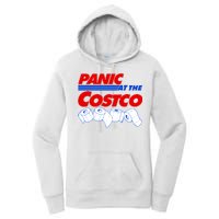 Panic At The Costco Toilet Paper Virus Pandemic Women's Pullover Hoodie