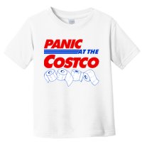 Panic At The Costco Toilet Paper Virus Pandemic Toddler T-Shirt