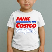 Panic At The Costco Toilet Paper Virus Pandemic Toddler T-Shirt