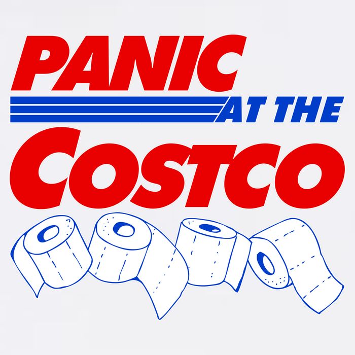 Panic At The Costco Toilet Paper Virus Pandemic Toddler T-Shirt